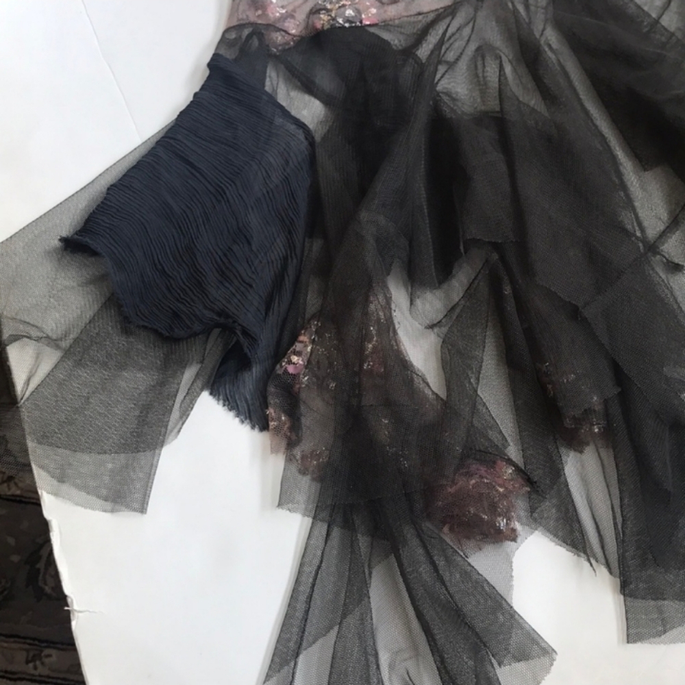 RARE Free People Ballerina Fairy Slip Dress Pink/Gray Combo - Picture 6 of 11